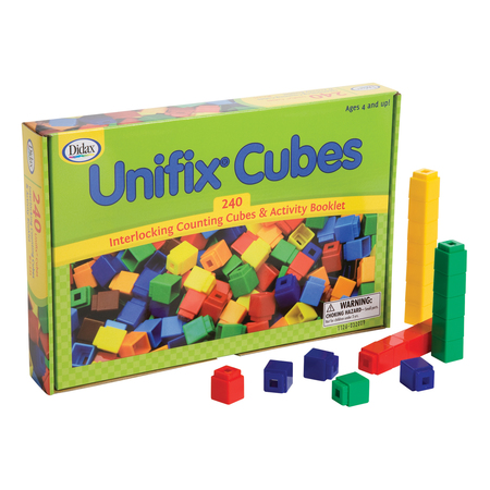 DIDAX UNIFIX® Cubes for Pattern Building, PK240 2-121